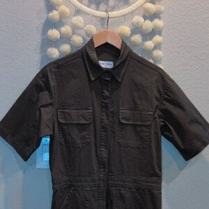 Rivet Utility Dynamo Jumpsuit full length Olive Green XL 100% Cotton Made in USA